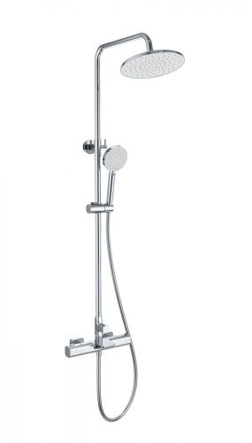 Душевая стойка Wonzon & Woghand WW-C3017-A1-CR настенная цвет хром с термостатом