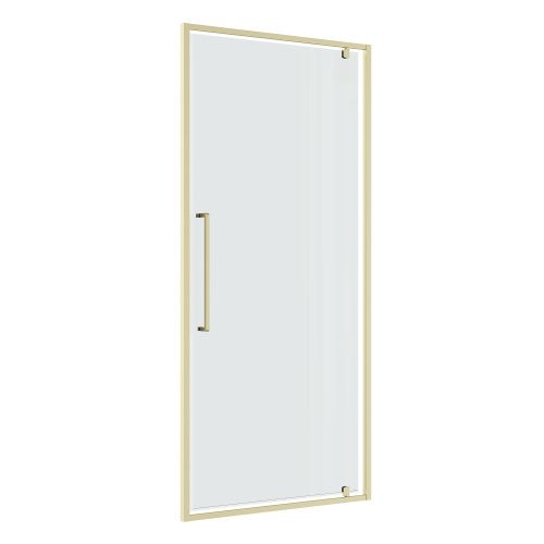 Душевая дверь Niagara Nova NG-45-9ASG 90х195 стекло прозрачное профиль золото