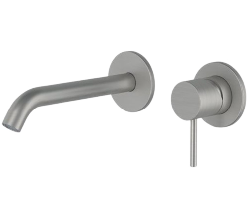 Смеситель для раковины Remer X Style Inox SSX15P встраиваемый в стену нержавеющая сталь