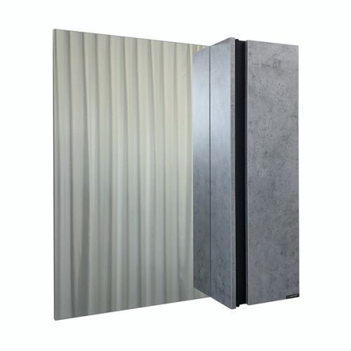 Зеркало-шкаф Comforty Эдинбург 00004149063CF 70х80 подвесной цвет серый