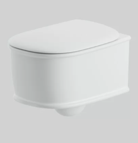 Чаша унитаза подвесная Artceram Atelier ATV001 03 00 цвет черный без сиденья безободковая