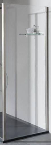 Боковая стенка Allen Brau Priority 3.31044.BA 90х200 стекло прозрачное профиль серебро