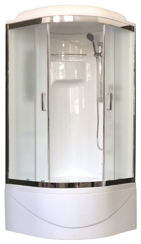 Душевая кабина Royal Bath NRW RB100NRW-C-CH 100х100 четверть круга с крышей ориентация универсальная