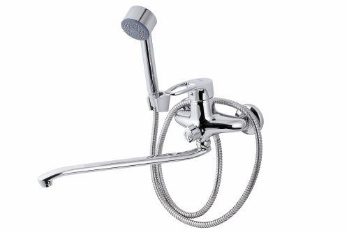 Смеситель для ванны и душа FAUZT FZs-888-126 настенный хром