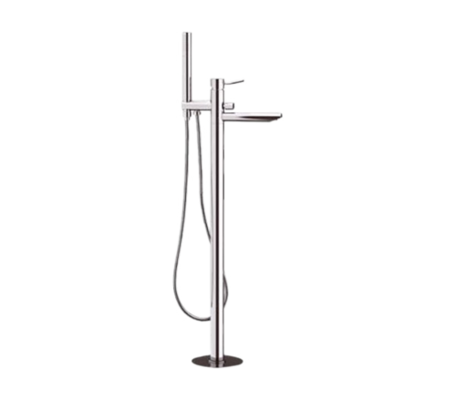 Смеситель для ванны Remer Minimal N08 напольный хром