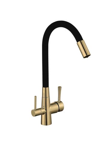 Смеситель для кухни Savol S-L1806C-01 на столешницу черный