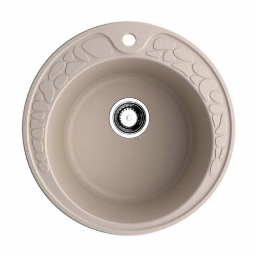 Кухонная мойка Omoikiri Tovada 4993412 50х50 цвет бежевый поверхность полированная