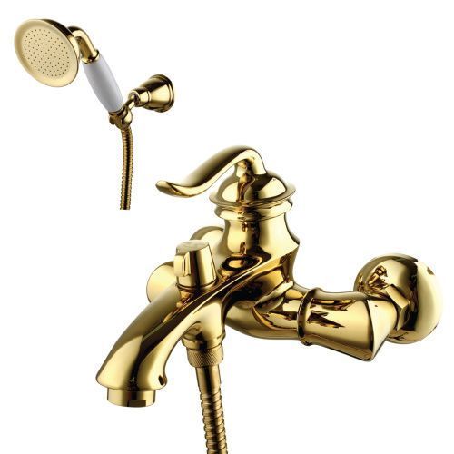 Смеситель для ванны LeMark Brava LM4712G настенный золото