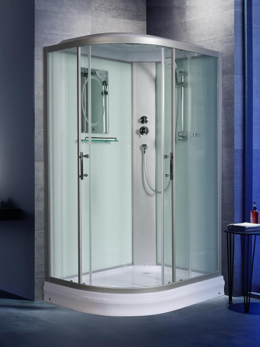 Душевая кабина WeltWasser WW500 10000003329 90х120 асимметричная с крышей ориентация правая