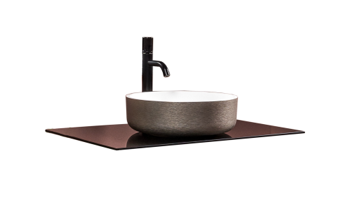 Столешница Armadi Art NeoArt 853-080-B 80х50 накладная цвет черный