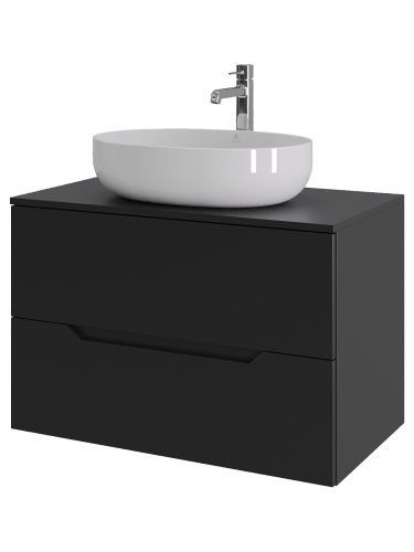 Тумба с раковиной Orange Line Li-80TubMDF+B05-520W 80х50