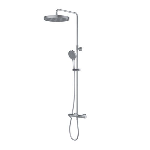 Душевая стойка Iddis Duna DUNSBSTi06 настенная цвет хром с термостатом