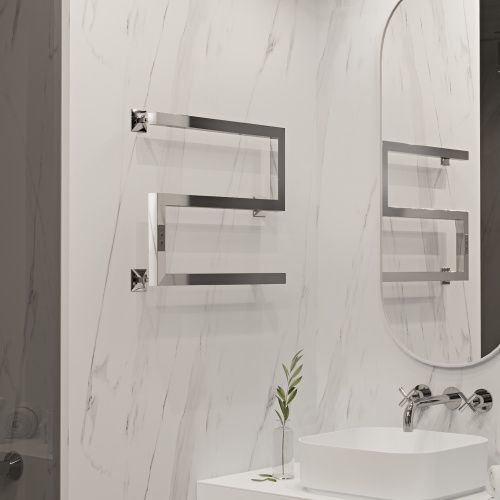 Полотенцесушитель электрический Indigo Sparta DGS40-50Rt 50х45 хром