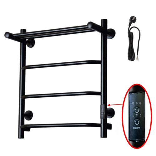 Полотенцесушитель электрический Тругор Пэк сп Пэксп6П/6050черныйВГП 55х60 черный