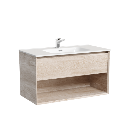 Тумба под раковину Sancos Marmi 1.0 MR1.090EG 90х40 подвесная цвет коричневый