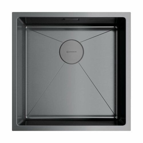 Кухонная мойка Omoikiri TAKI 4973521 45х45 цвет вороненая сталь поверхность полированная