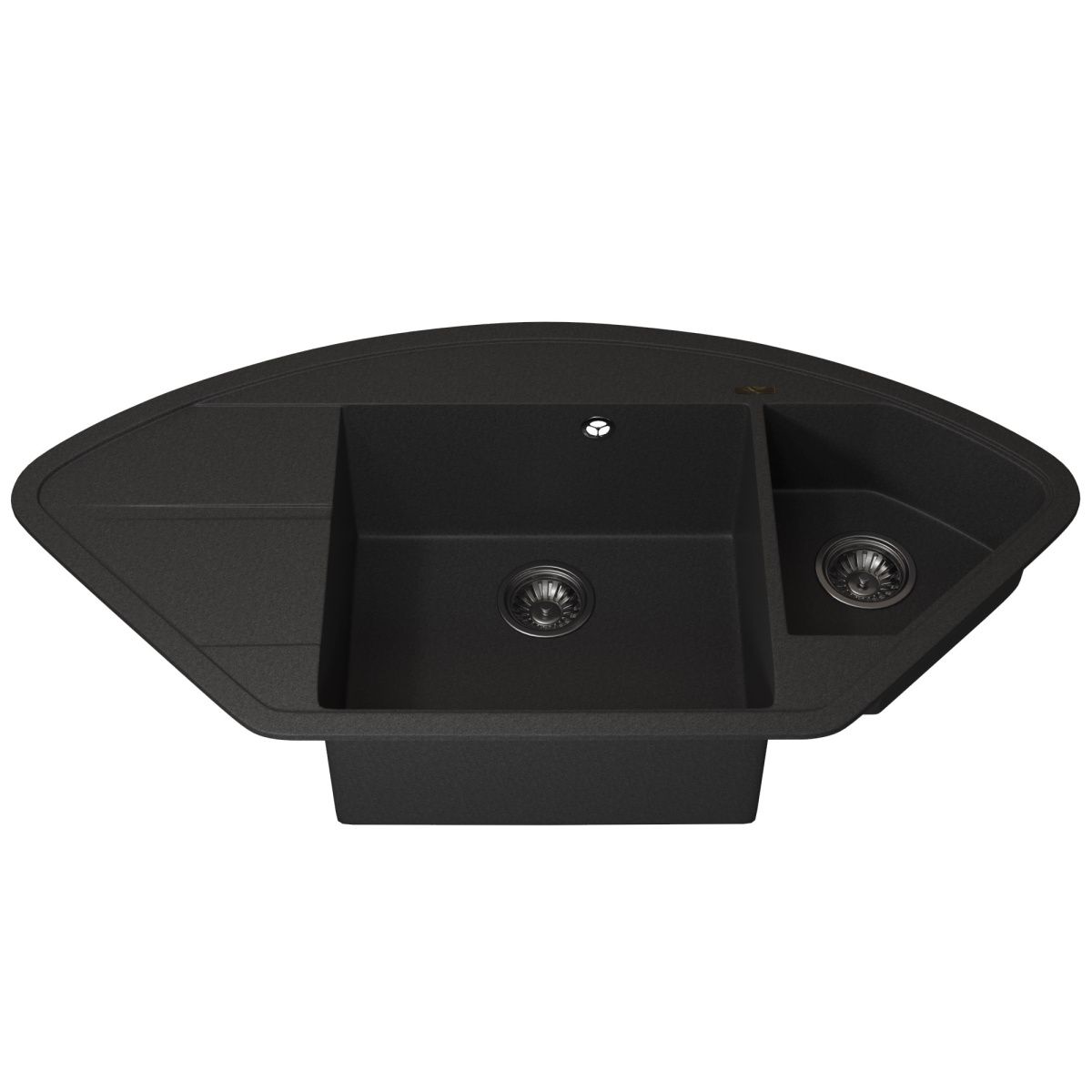 Кухонная мойка Uperwood Quartz Premium UPD-06 3910202123 100х50 цвет черный поверхность матовая