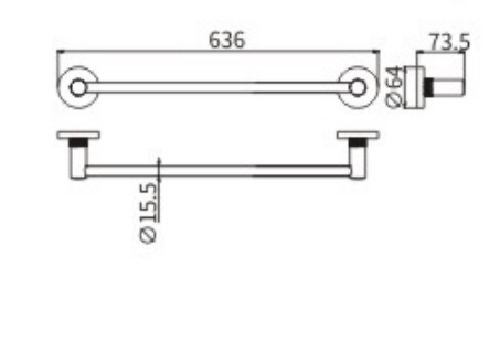 Полотенцедержатель CeramaLux Antica 61208-1 - фото 2