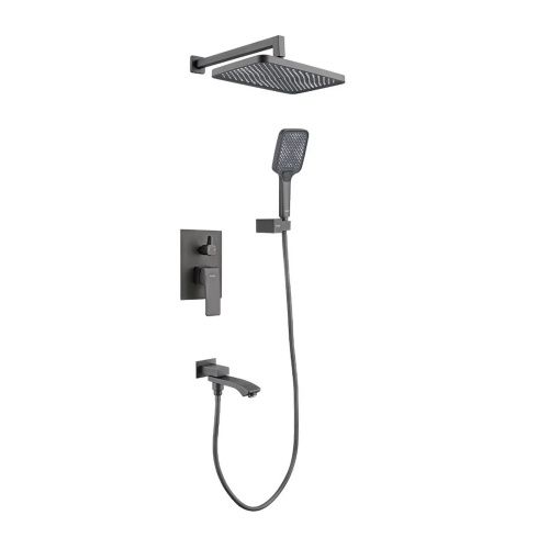 Душевая система Raglo R01 R01.27.09 встраиваемая в стену цвет серый