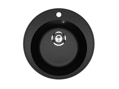 Кухонная мойка Uperwood ECON UPD-405 4910201230 50х50 цвет черный поверхность матовая