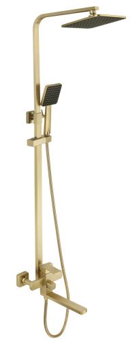 Душевая стойка Fmark FS8145-25C настенная цвет золото