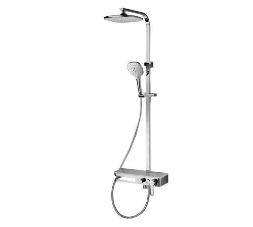 Душевая стойка Bravat Meissen F6277312CP-A-ENG настенная цвет хром