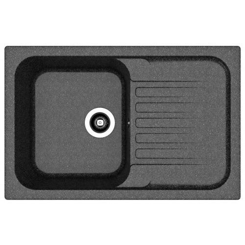 Кухонная мойка Dr.Gans Адель 780 25.090.C0780.407 80х50 цвет черный поверхность матовая
