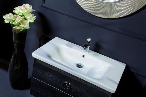 Раковина керамическая Armadi Art NeoArt 854-080 80х40 встраиваемая цвет белый 1 отверстие под смеситель