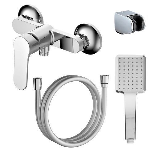 Смеситель Azario Elvis AZ-WWK338155C настенный хром