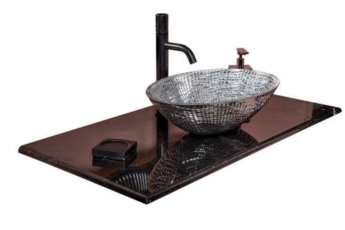 Столешница Armadi Art NeoArt 857-101-NM 100х50 накладная цвет черный