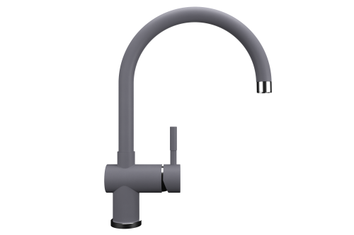 Смеситель для кухни Ulgran Quartz UQ-021-05 на мойку серый