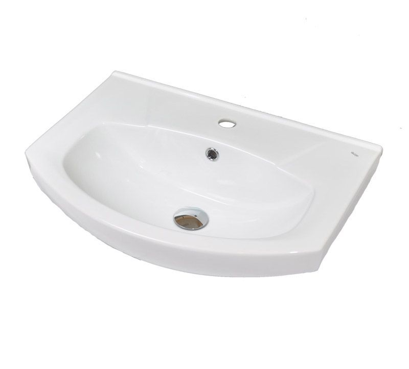 Раковина из сантехнического фарфора Rosa Вн МуБ11 60х40 накладная цвет белый