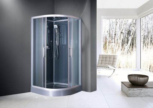 Душевая кабина Esbano ELEGANCIA ESKG100CR 100х100 четверть круга с крышей ориентация универсальная