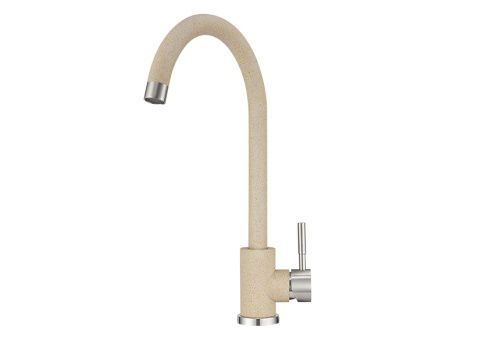 Смеситель для кухни Granula ST-4031, БЕЖЕВЫЙ на мойку бежевый