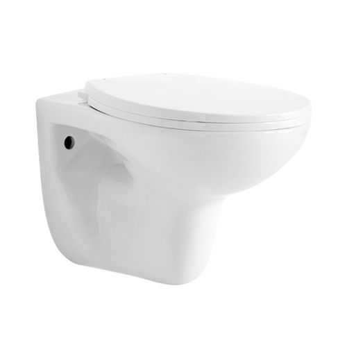 Унитаз подвесной WesnaArt Ocean 202-OCE12 белый с сиденьем микролифт безободковый каскадный смыв