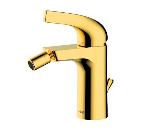 Смеситель Wasserkraft Sauer 7100 7106 на биде золото