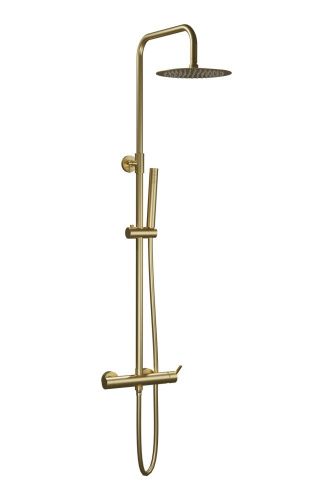 Душевая стойка AQG Urban Flow 21UFR25UFD09 настенная цвет золото