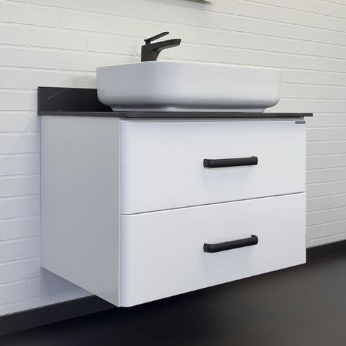 Тумба с раковиной Comforty Амстердам 00-00013775CF 80х50 подвесная цвет белый