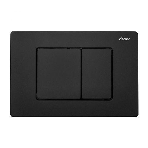 Клавиша смыва механическая Abber AC0120MB цвет черный