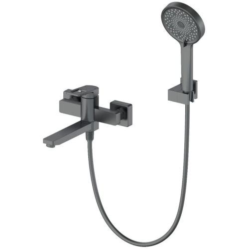 Смеситель для ванны Wonzon & Woghand Frame WW-88639010-BGM настенный серый