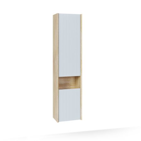 Шкаф-пенал Jorno TOSSONY Toss.04.140/P/SS-W/JR 30х140 подвесной цвет белый