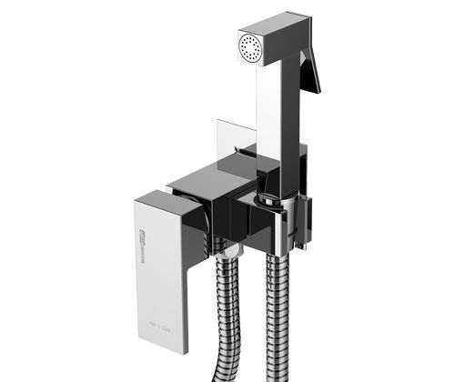 Гигиенический душ со смесителем Wasserkraft Встраиваемая продукция A71138 хром