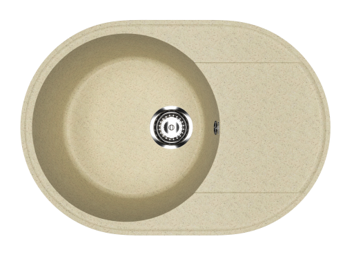 Кухонная мойка Uperwood ECON UPD-107 4910201244 60х45 цвет бежевый поверхность матовая