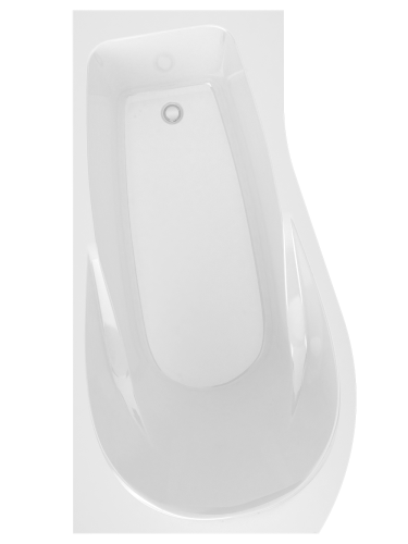 Ванна акриловая Timo VINO VINO1590L 150х90 пристенная асимметричная без каркаса