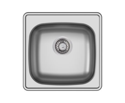 Кухонная мойка Ukinox Спектр SPM500.500 -GT6K -C 50х50 цвет нержавеющая сталь поверхность матовая