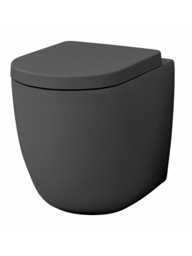 Чаша унитаза приставная Artceram File 2.0 FLV005 15 00 цвет серый без сиденья безободковая душевой смыв