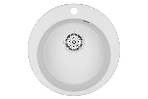 Кухонная мойка Granula 4801, АРКТИК 50х50 цвет белый поверхность матовая