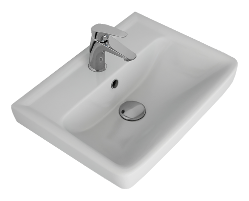 Раковина мебельная керамическая Dreja Mini-СК 50 641594 50х40 накладная цвет белый