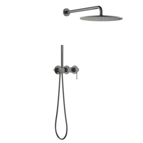 Душевая система Timo Saona SX-2349/18SM встраиваемая в стену цвет серый