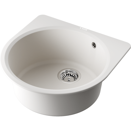 Кухонная мойка Omoikiri Akegata 51 4993754 50х50 цвет белый